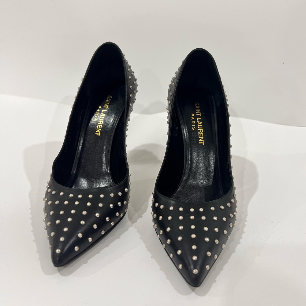 Saint Laurent black pumps / escarpins size 36.5 EU 100% AUTHENTIC - Picture 3 of 12